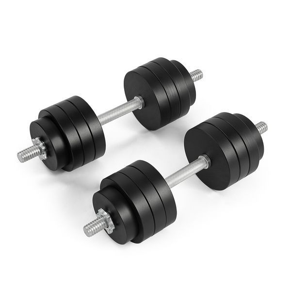 Гантели Model Progressive (полимерное покрытие), 54 кг (2&times;27) + соединитель A2-DS-54P фото