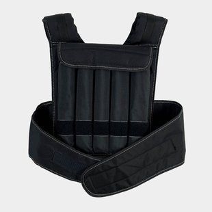Спортивний жилет-обважнювач A2Sport Steel 40 кг, чорний WV-40S фото