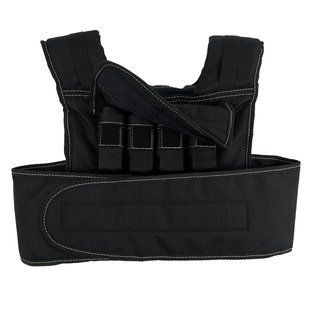 Спортивний жилет-обважнювач A2Sport Comfort 20 кг, чорний WV-20C фото