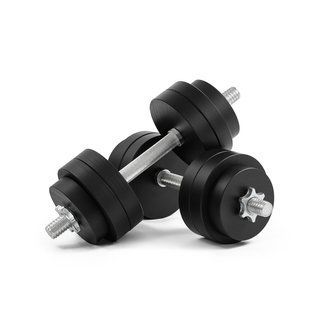 Комплект металевих гантелей Model Progressive 40 кг (2х20 кг) з полімерним покриттям A2-DSC-40-3059713215 фото